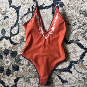 Aerie Super Plunge One Piece Swimsuit